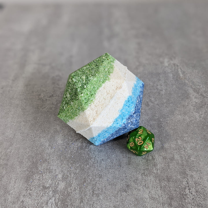Gay Pride Bath Bomb with Random Die