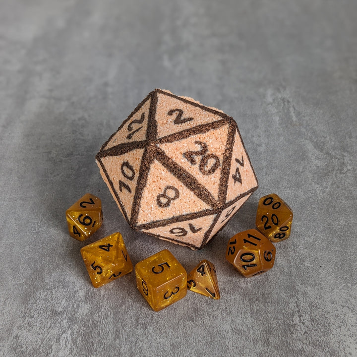 Hellish Rebuke Bath Bomb with Random Die