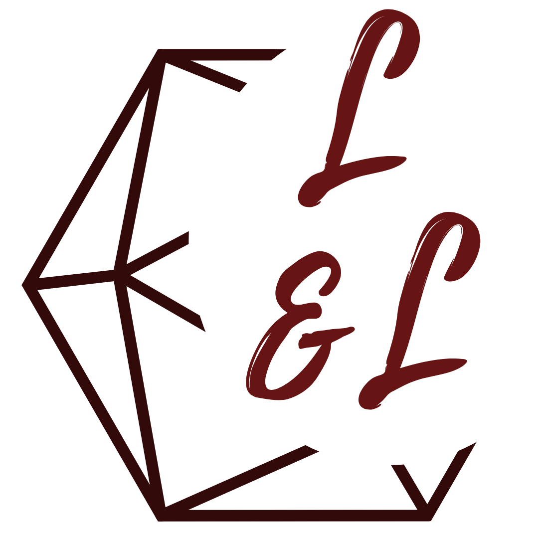 Logo with two stylized 'L's intertwined with an ampersand on a white background