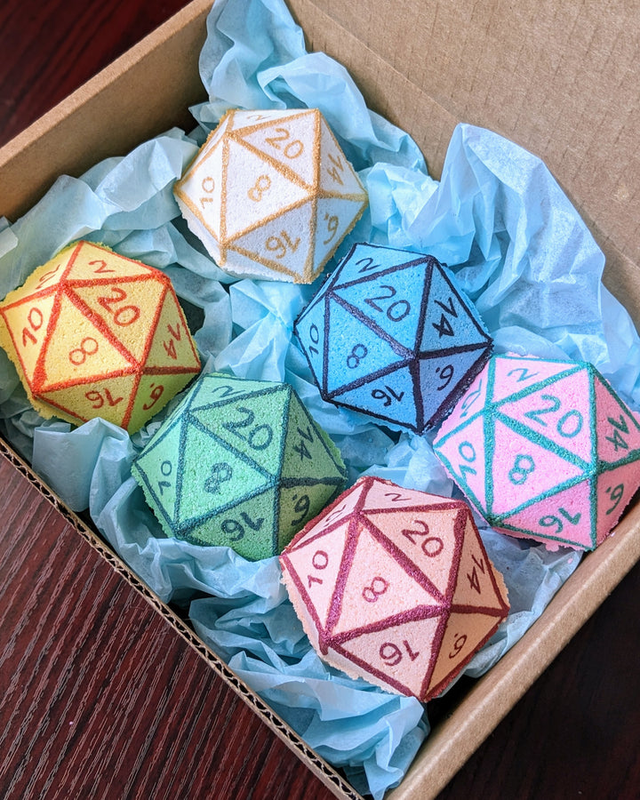 Goodberry Themed Bath Bomb Gift Box with Bonus Dice