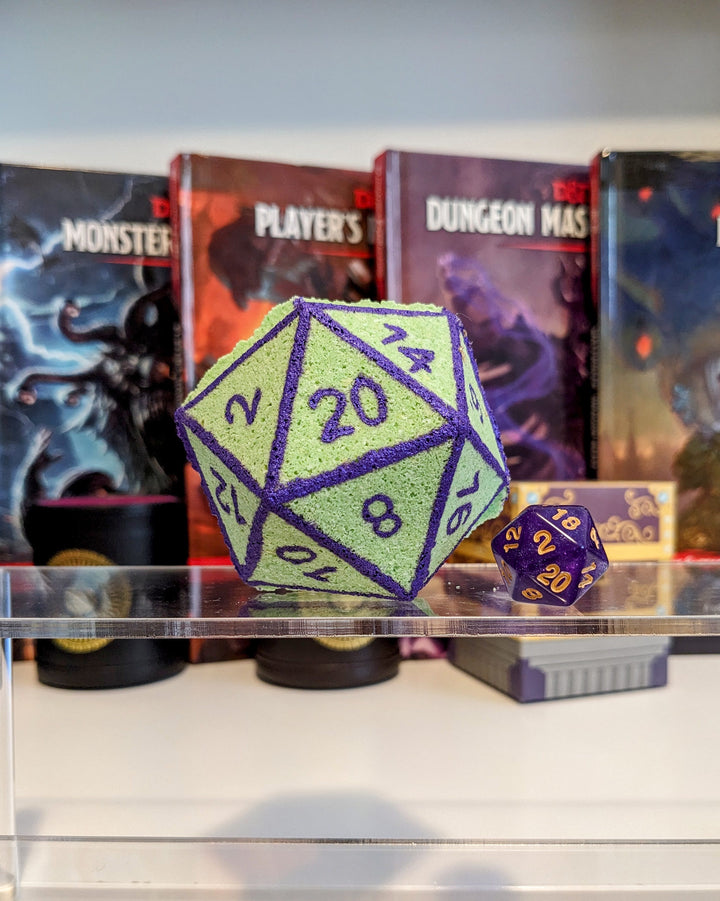 Warlock Themed Bath Bomb Gift Box with Bonus Dice