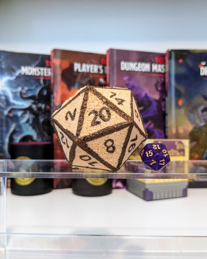 Warlock Themed Bath Bomb Gift Box with Bonus Dice