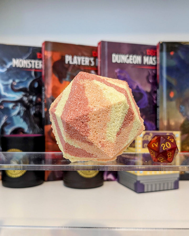Elemental Themed Bath Bomb Gift Box with Bonus Dice