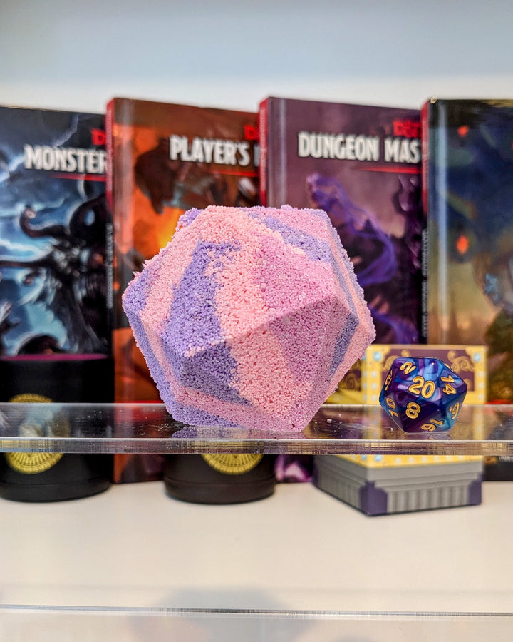 Elemental Themed Bath Bomb Gift Box with Bonus Dice