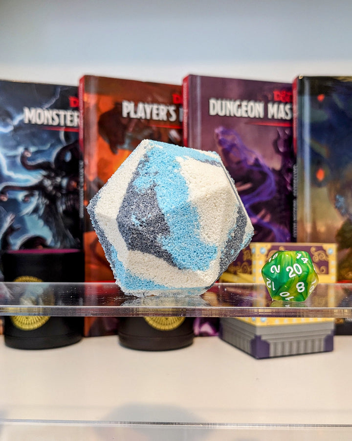 Elemental Themed Bath Bomb Gift Box with Bonus Dice