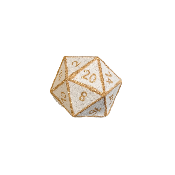 Peaches &amp; Cream Bath Bomb with Random Die