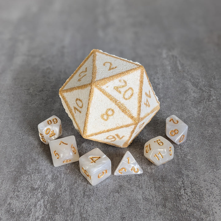 Peaches &amp; Cream Bath Bomb with Random Die