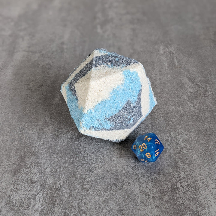Ray of Frost Bath Bomb with Random Die