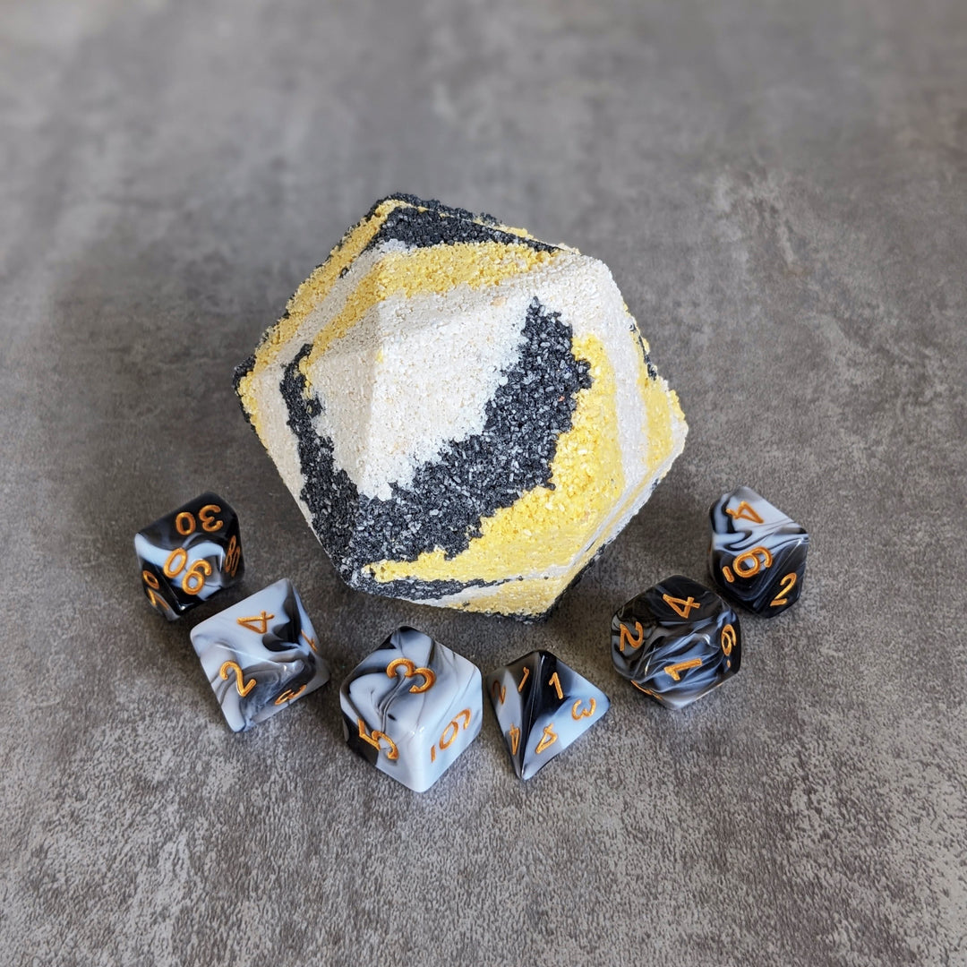Shocking Grasp Bath Bomb with Random Die
