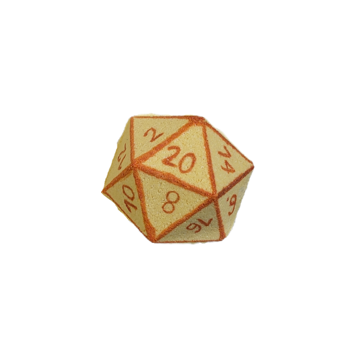 Tropical Passionfruit Bath Bomb with Random Die