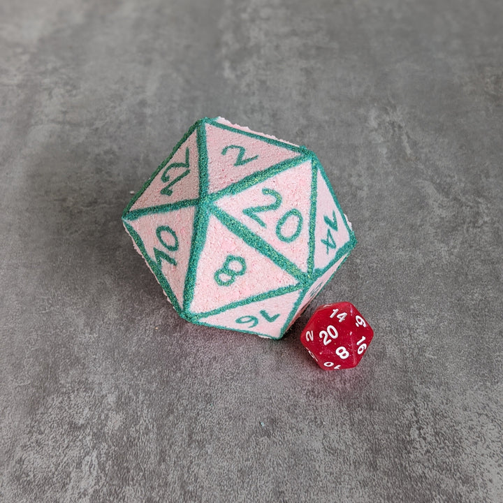 Watermelon Bath Bomb with Random Die
