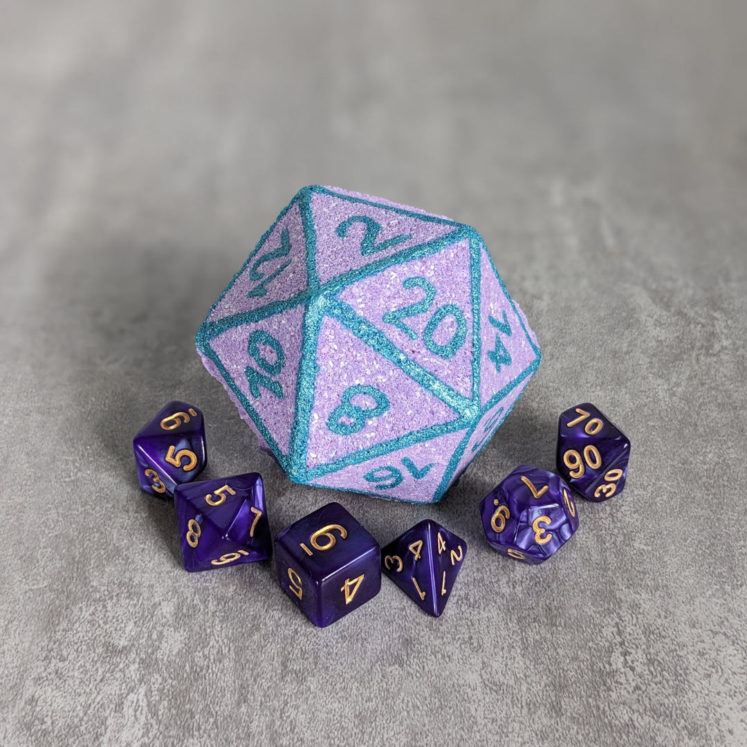 Witch Bolt Bath Bomb with Random Die